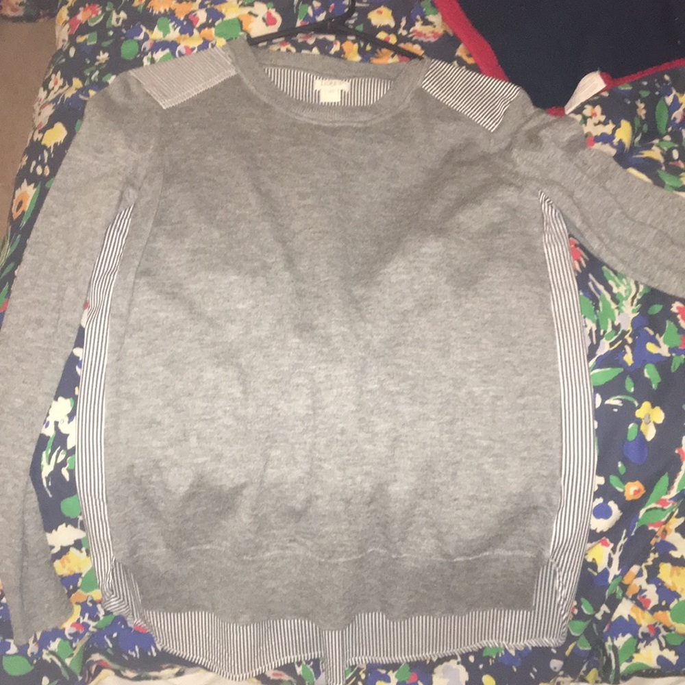Heather Grey J.Crew Blouse